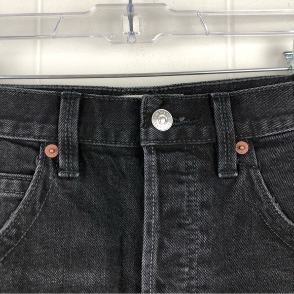 Free People Womens Taliesin Black Cut Off Shorts Size 25 - Picture 7 of 12